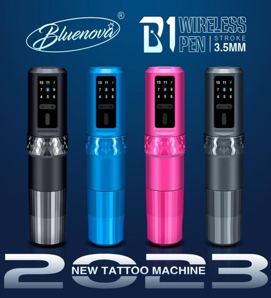 Bezprzewodowa maszynka do tatuażu AVA Bluenova B1 Blue