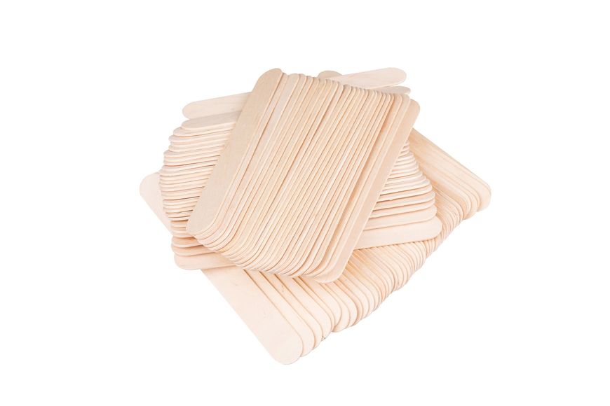 Шпателі для вазеліну дерев'яні (Упаковка 100 шт) shp фото