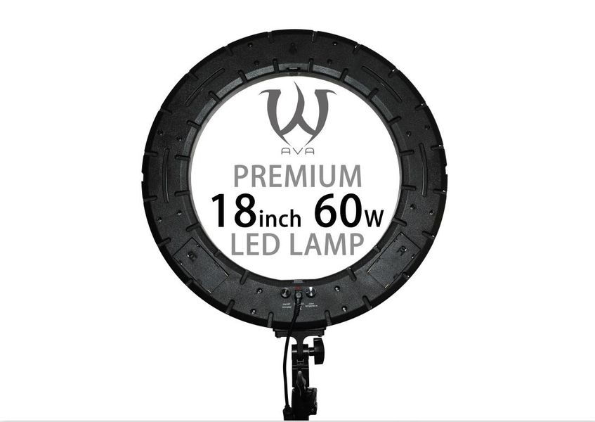 Кільцева LED лампа AVA 18inch 60W ledlampava фото