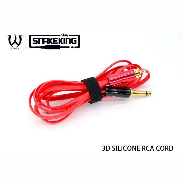 Клип корд AVA Silicone RCA Red klipcordCLC063-1 фото